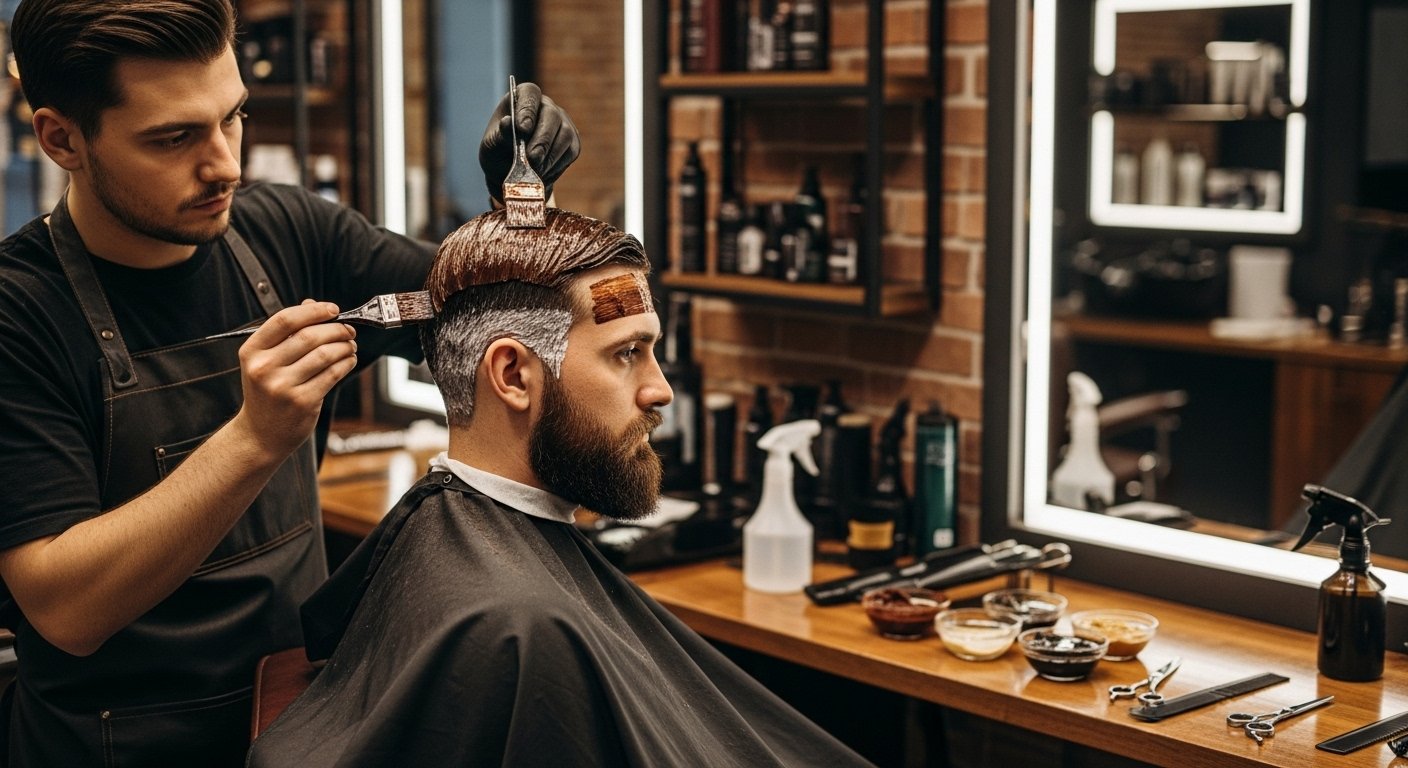 Haare + Bart färben